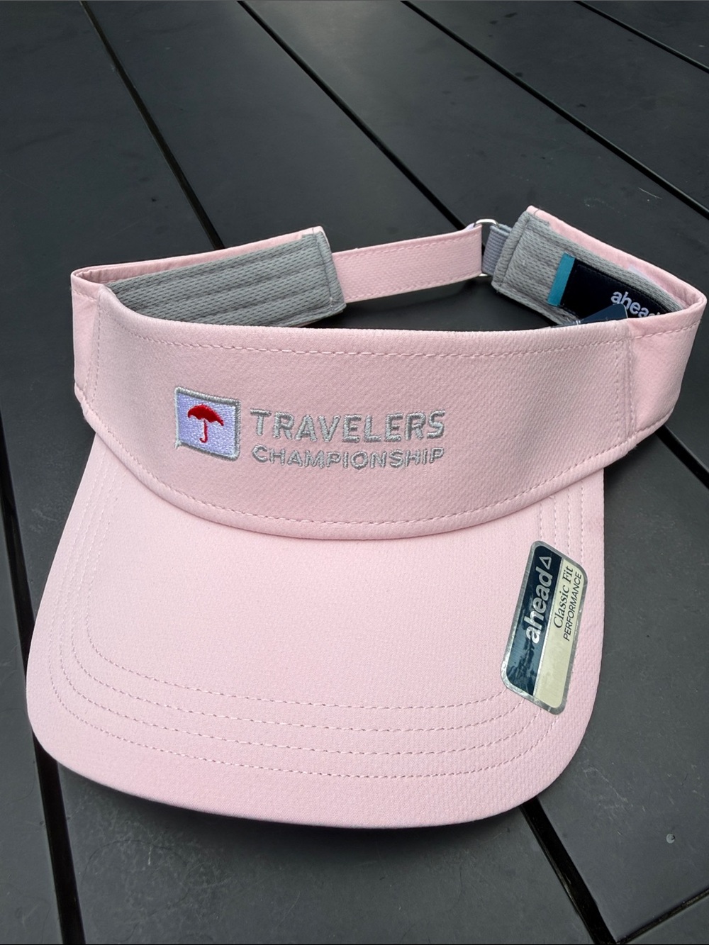 Ahead classic fit Travelers Championship PGA Pink Golf Visor
